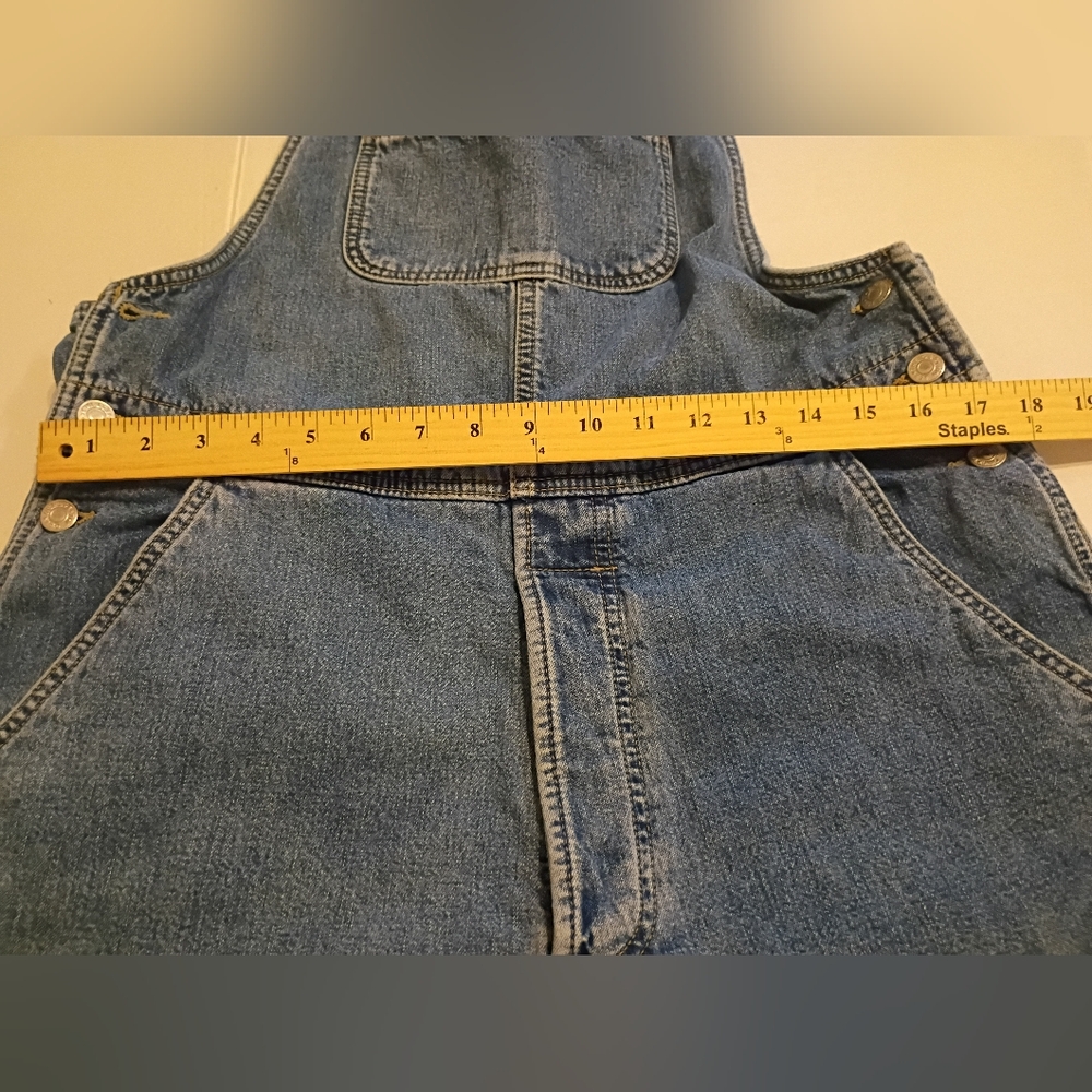 VTG GAP Women's Flannel  Overalls Sz‎ M - Picture 6 of 7